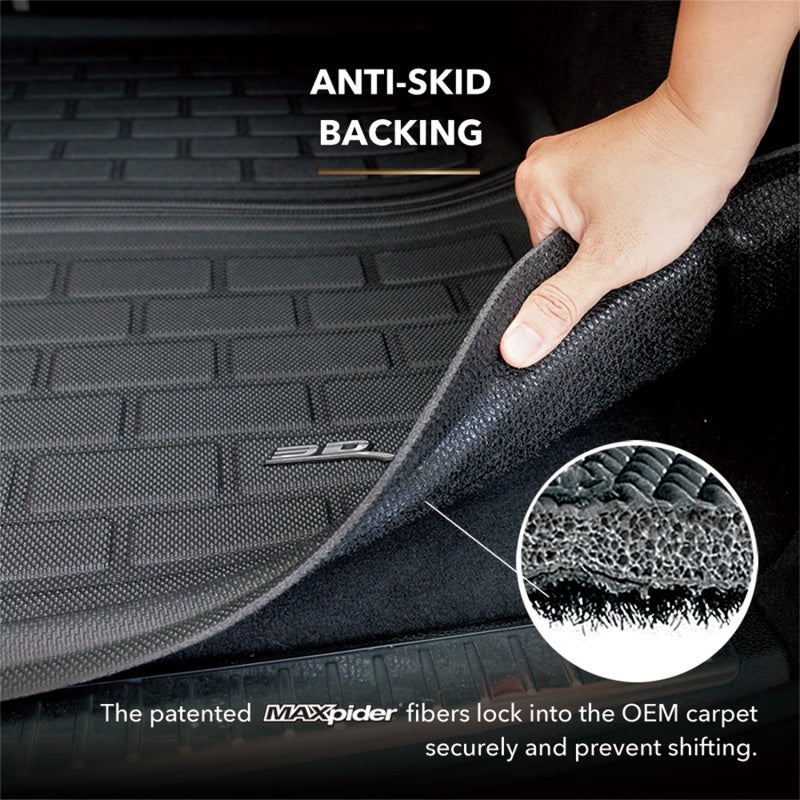 3D MAXpider 2025+ Polestar 3 Kagu Front Trunk Cargo Liner - Black Two Piece - Image 2