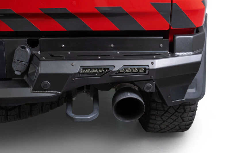 Addictive Desert Designs2025 Ram RHO Phantom Rear Bumper - Hammer Black Powder Coat - Image 4
