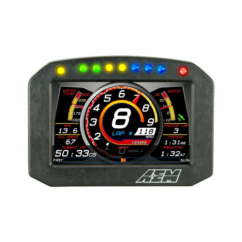 AEM CD-5G Carbon Flush Digital Dash Display w/ Internal 20Hz GPS & Antenna - Image 10