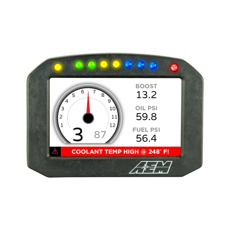 AEM CD-5G Carbon Flush Digital Dash Display w/ Internal 20Hz GPS & Antenna - Image 11