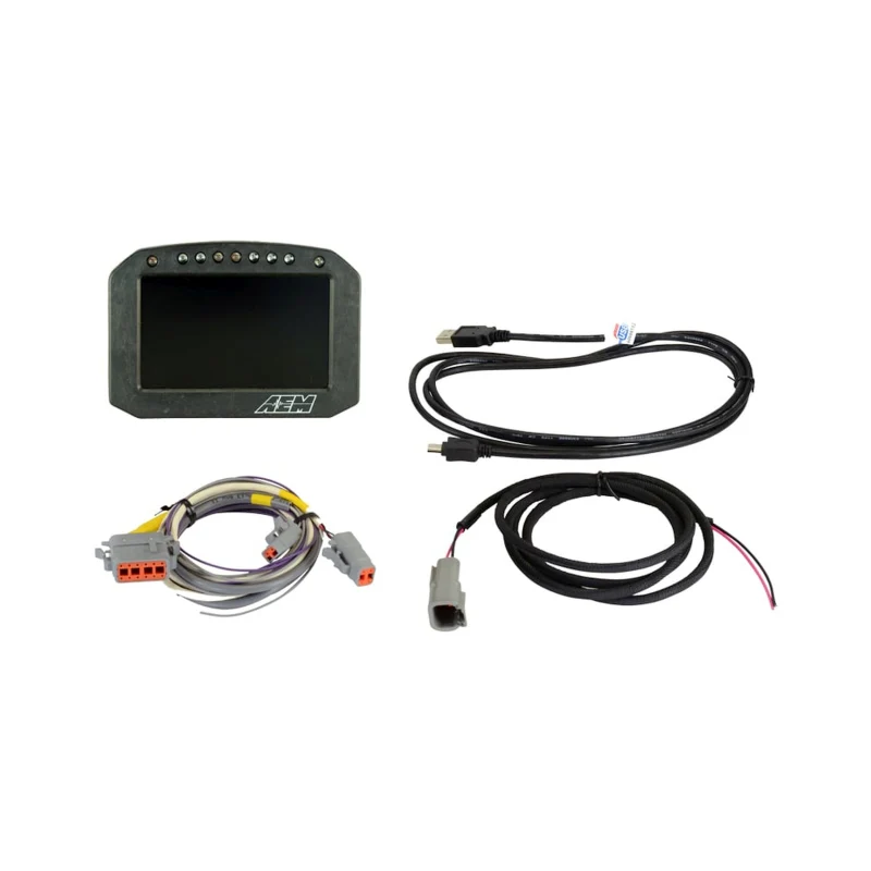 AEM CD-5LG Carbon Logging Flush Digital Dash Display w/ Internal 20Hz GPS & Antenna - Image 7