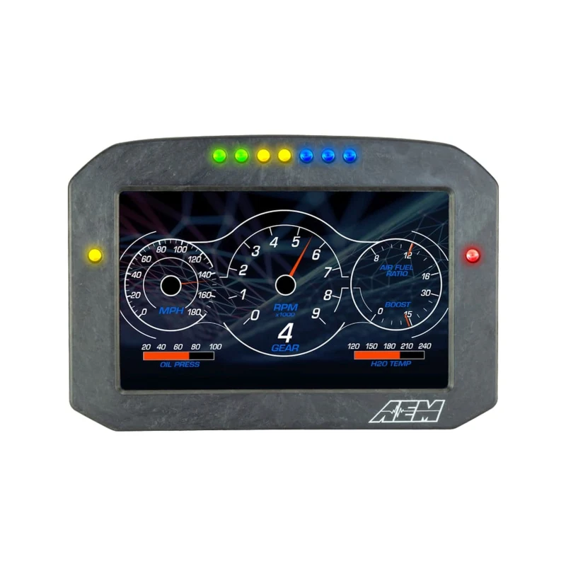 AEM CD-7G Carbon Flush Digital Dash Display w/ Internal 20Hz GPS & Antenna - Image 7