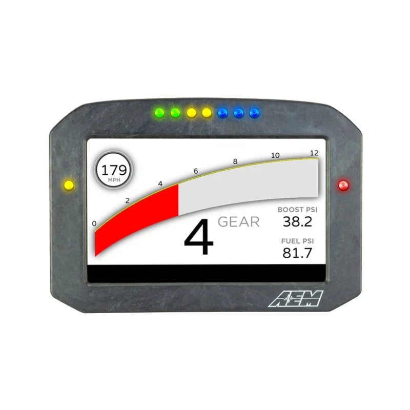 AEM CD-7L Carbon Logging Flush Digital Dash Display - Image 4