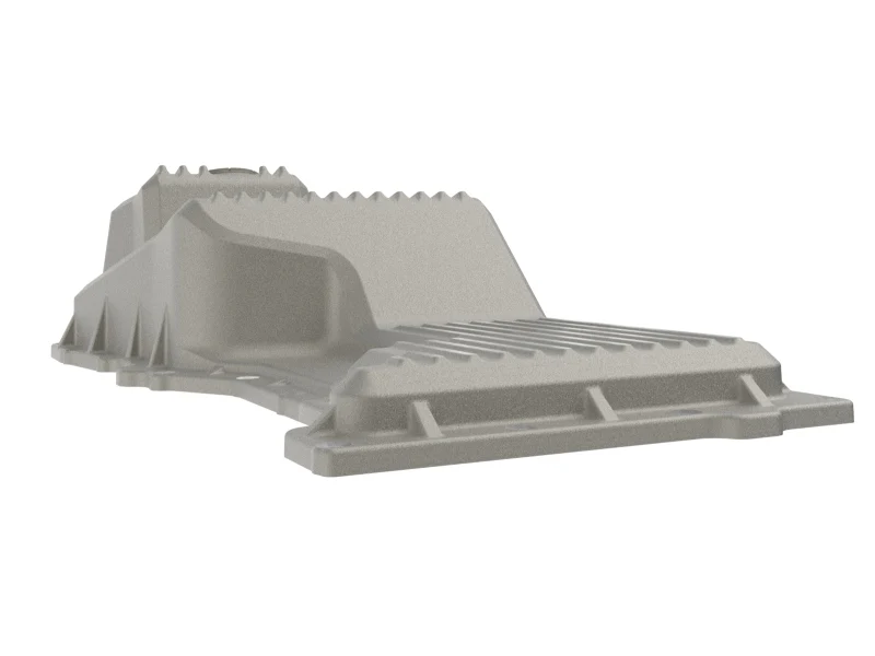 aFe 20-25 GM Trucks Engine Oil Pan - Raw w/ Machined Fins - Image 5