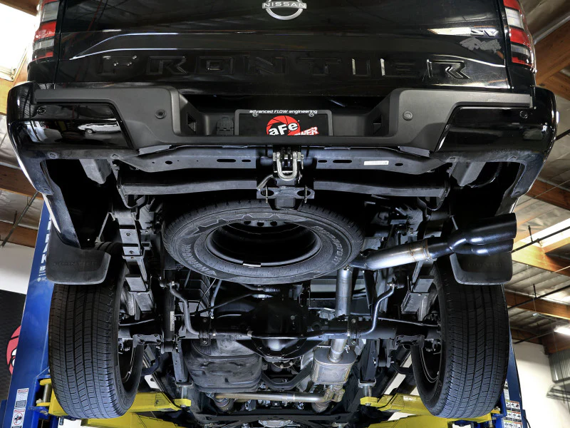 aFe 2022+ Nissan Frontier V6 Vulcan Series SS Cat-back Exhaust w/ Black Tips - Image 5