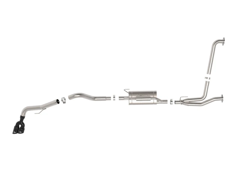 aFe 2022+ Nissan Frontier V6 Vulcan Series SS Cat-back Exhaust w/ Black Tips - Image 8