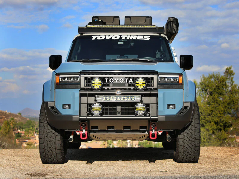 aFe 2024+ Toyota Land Cruiser (J250) L4 2.4L Terra Guard Bull Bar w/ RIGID Lights - Image 2