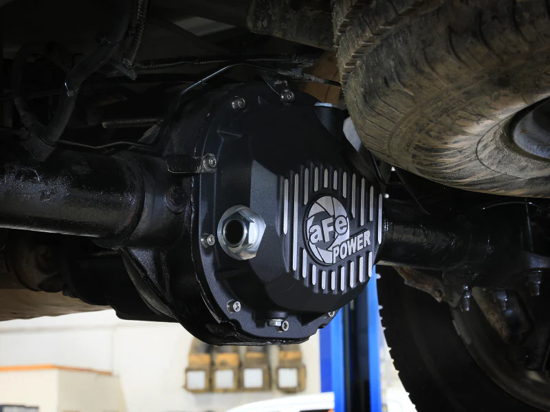 aFe 90-14 Ford F-150 Rear Differential Cover - Black w/ Machined Fins - Image 3