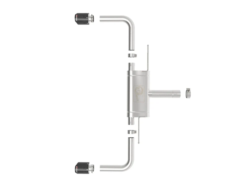 aFe MACHForce XP Exhausts Axle-Back 21-24 BMW 228i 2.0T (SS w/ Carbon Tips) - Image 6