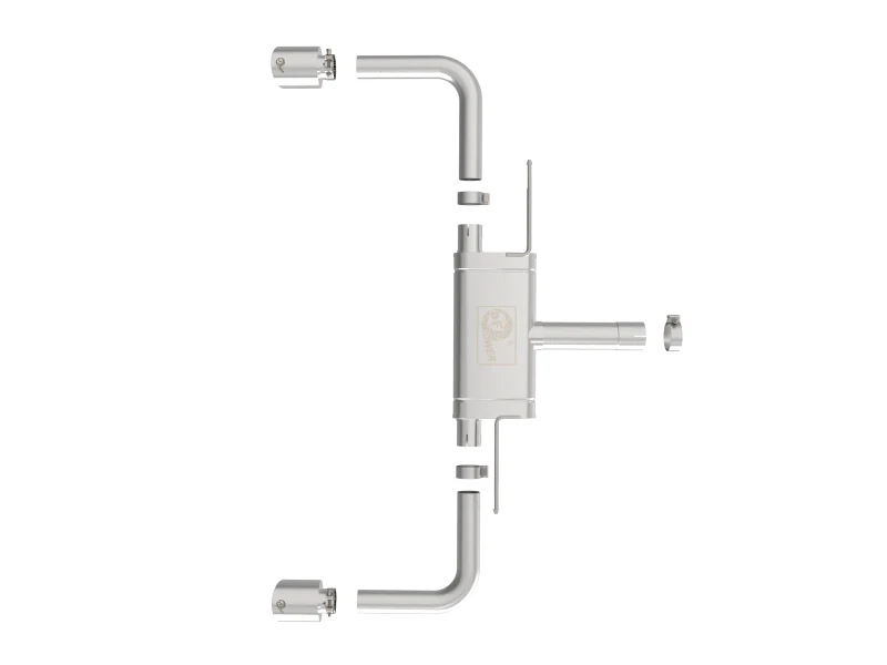 aFe MACHForce XP Exhausts Axle-Back 21-24 BMW 228i 2.0T (SS w/ Polished Tips) - Image 7