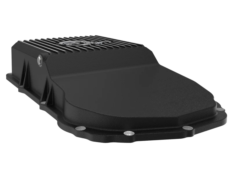 aFe POWER 21-24 RAM 1550 TRX Pro Series Transmission Pan Black w/ Machined Fins - Image 4
