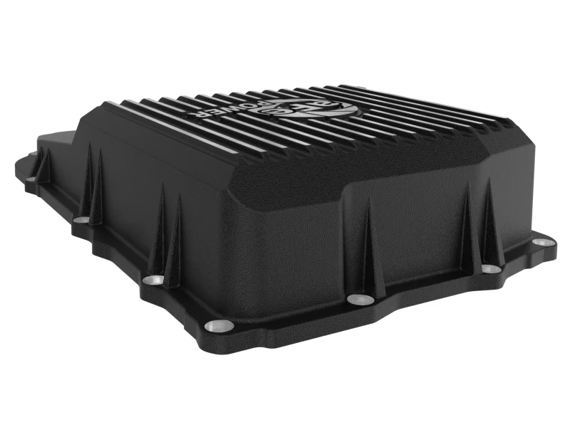 aFe POWER 21-24 RAM 1550 TRX Pro Series Transmission Pan Black w/ Machined Fins - Image 5