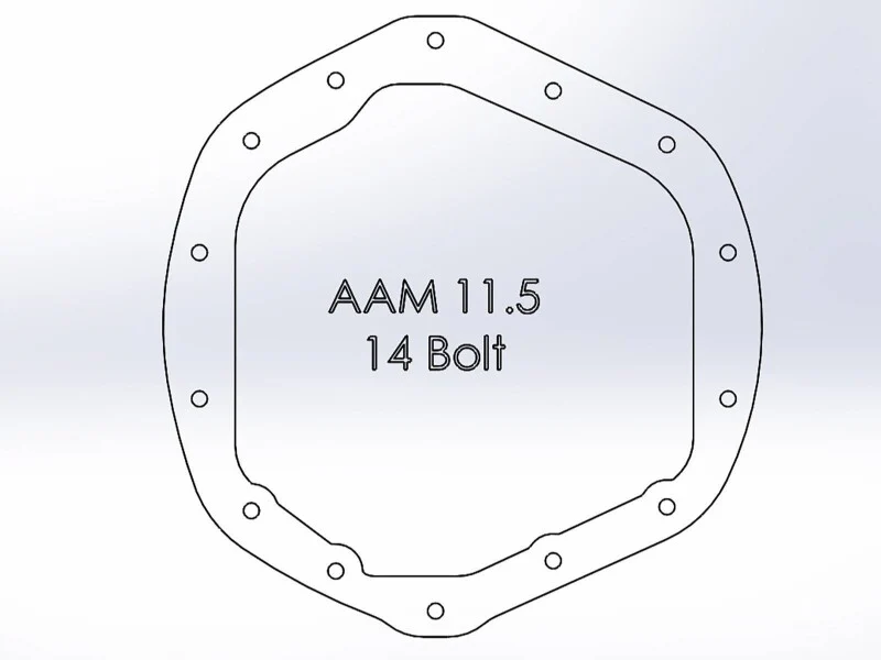aFe Power Front/Rear Diff Cover Kit w/ Oil 03-13 Dodge L6 Trucks (AAM 9.25-14 & AAM 11.5-14) - Image 6