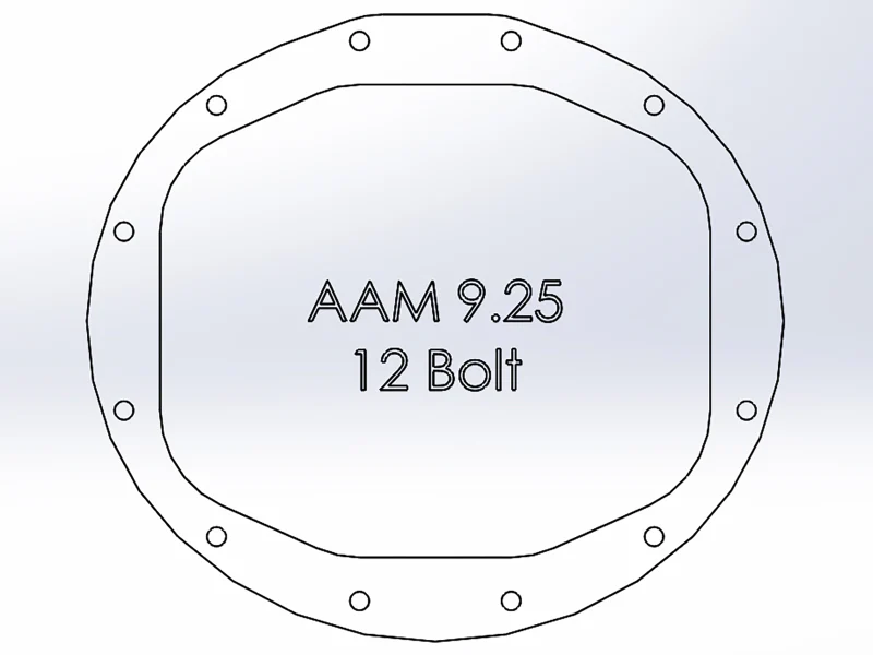 aFe Power Front/Rear Diff Cover Kit w/ Oil 19-25 Dodge L6 Trucks (AAM 9.25-12 & AAM 11.5/12-14) - Image 8