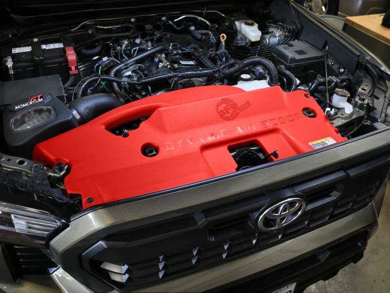 aFe POWER Red Edition Dynamic Air Scoop XL for Intake Kits 50-70119D and 50-70119R - Image 2