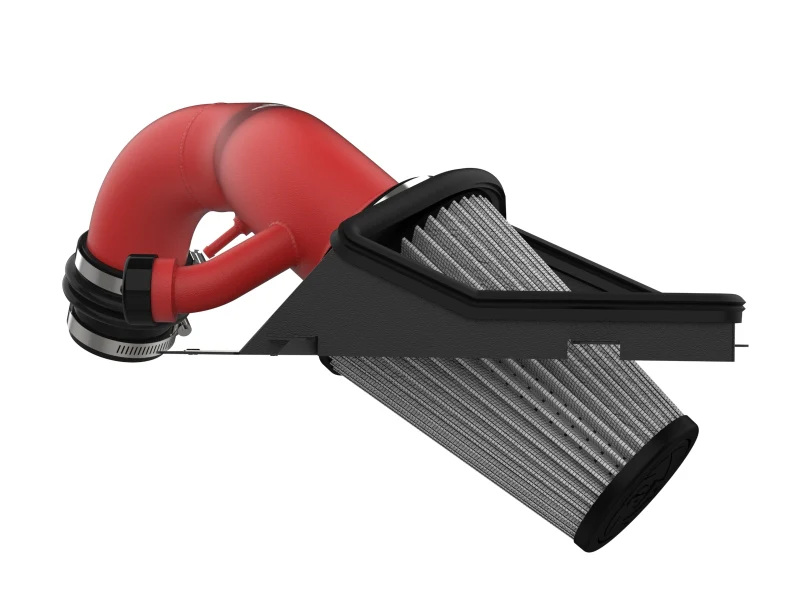 aFe Rapid 15-21 VW GTI L4 2.0L Induction Red Edition Cold Air Intake System w/ Pro DRY S Filter - Image 3