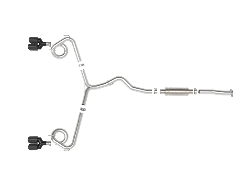 aFe Subaru WRX/STi 15-21 H4-2.0/2.5L Takeda 3in to 2-1/2in Stainless Cat-Back Exhaust Crbn Fiber Tip - Image 7