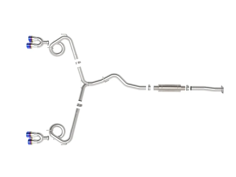 aFe Subaru WRX/STi 15-21 H4-2.0/2.5L Takeda 3in to 2-1/2in Stnlss Cat-Back Exhaust w/ Blue Flame Tip - Image 7