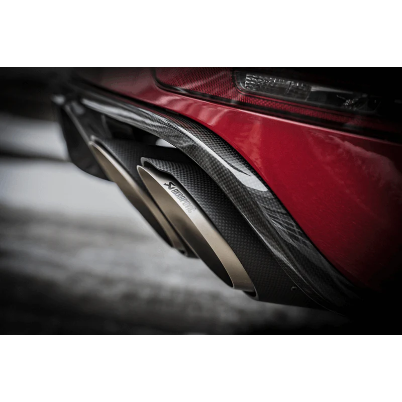 Akrapovic 2014 Porsche Macan Turbo (95B) Evolution Line Cat Back (Titanium) w/ Carbon Fiber Tips - Image 2
