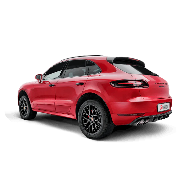 Akrapovic 2014 Porsche Macan Turbo (95B) Evolution Line Cat Back (Titanium) w/ Carbon Fiber Tips - Image 3