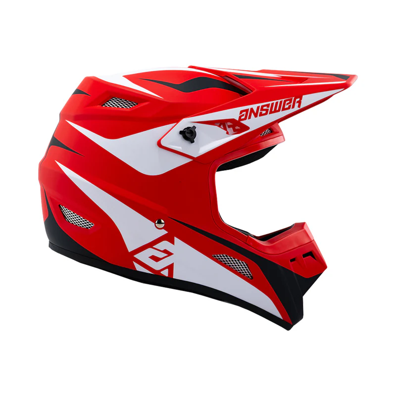 Answer 26 AR1 Mototown Helmet Glossy Red/White/Black - XS - Image 3
