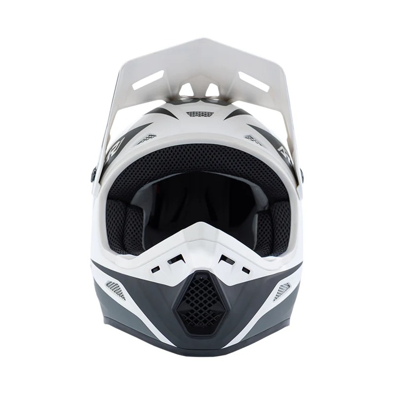 Answer 26 AR1 Mototown Helmet Glossy White/Grey/Black - XL - Image 2