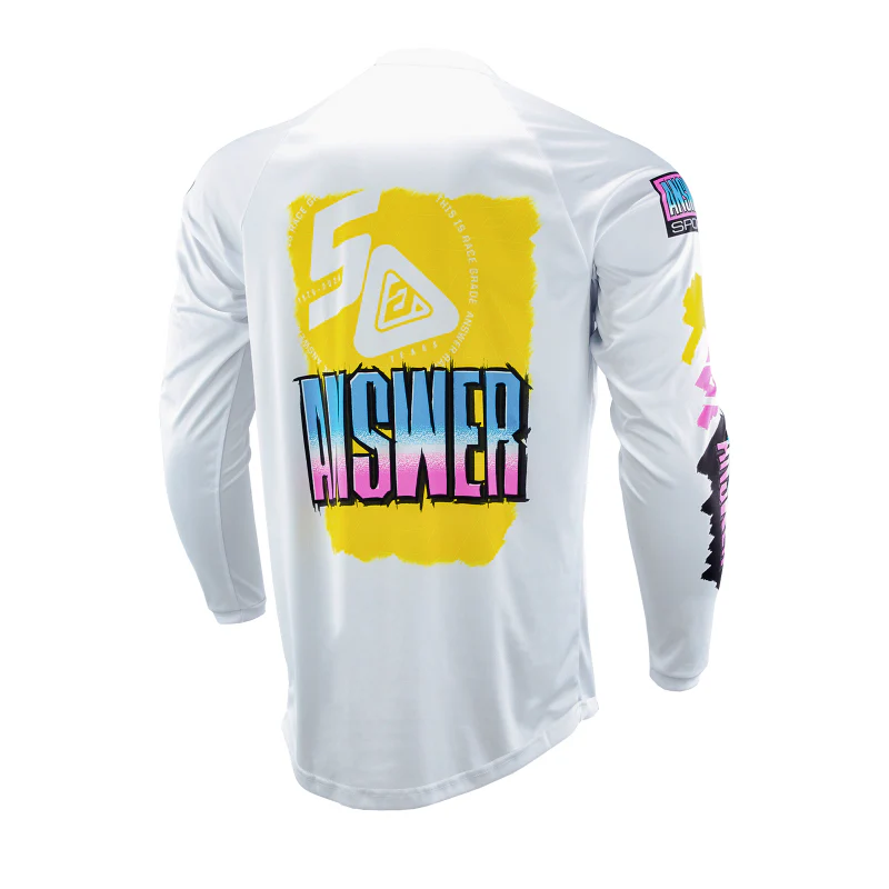 Answer 26 LE Syncron Artifacts Jersey 50 Years Neon Yellow/White/Blue Youth - Small - Image 2