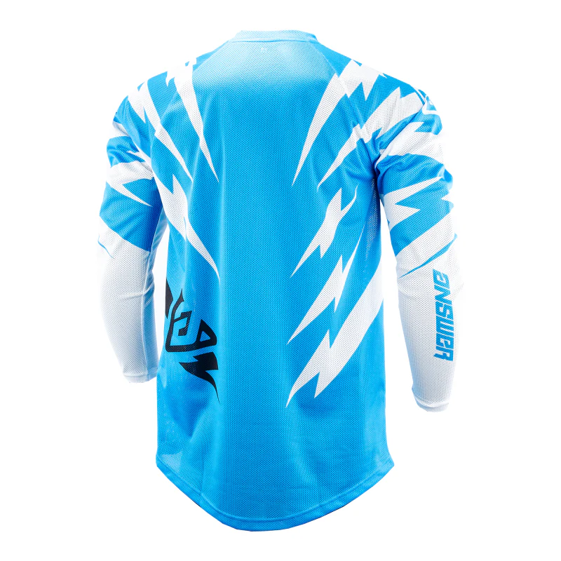 Answer 26 LE Syncron Rizz Vented Jersey Cyan/White/Black - XS - Image 2