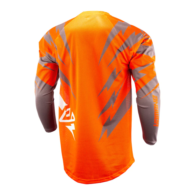 Answer 26 LE Syncron Rizz Vented Jersey Orange/Grey/White - Medium - Image 2