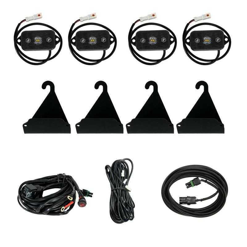 Baja Designs 05-24 Toyota Tacoma / 07-24 Toyota Tundra Bed Rail Cargo Light Kit - White - Image 4