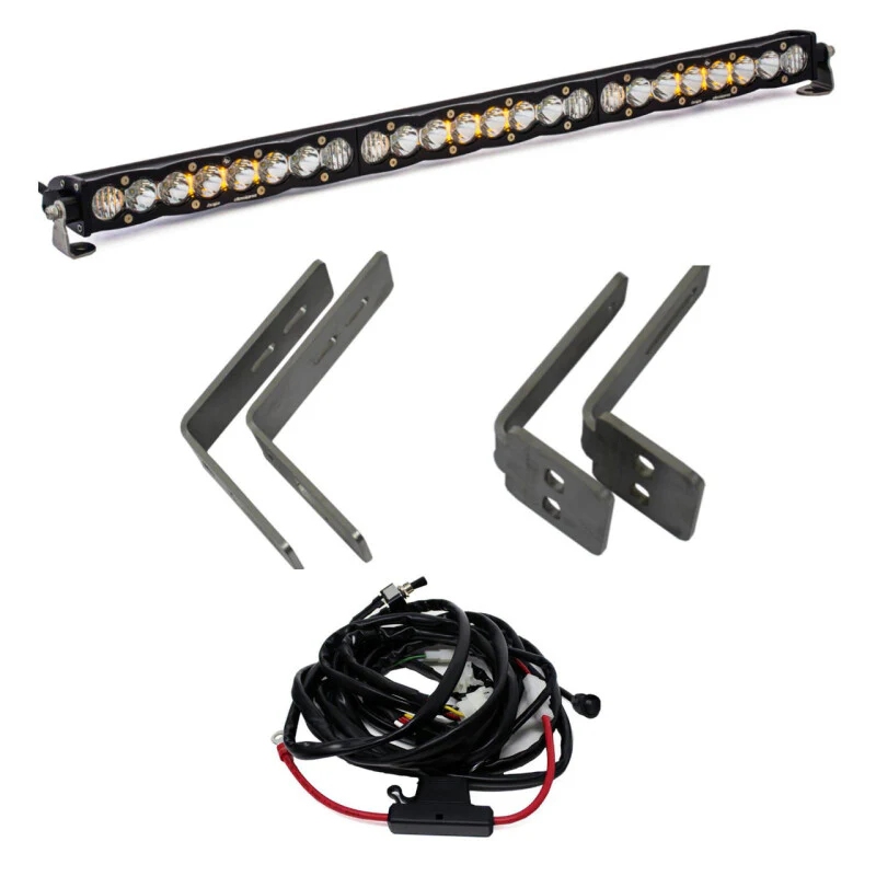 Baja Designs 11-16 Ford Super Duty S8 Series 30in Grille LED Light Bar Kit - Image 3