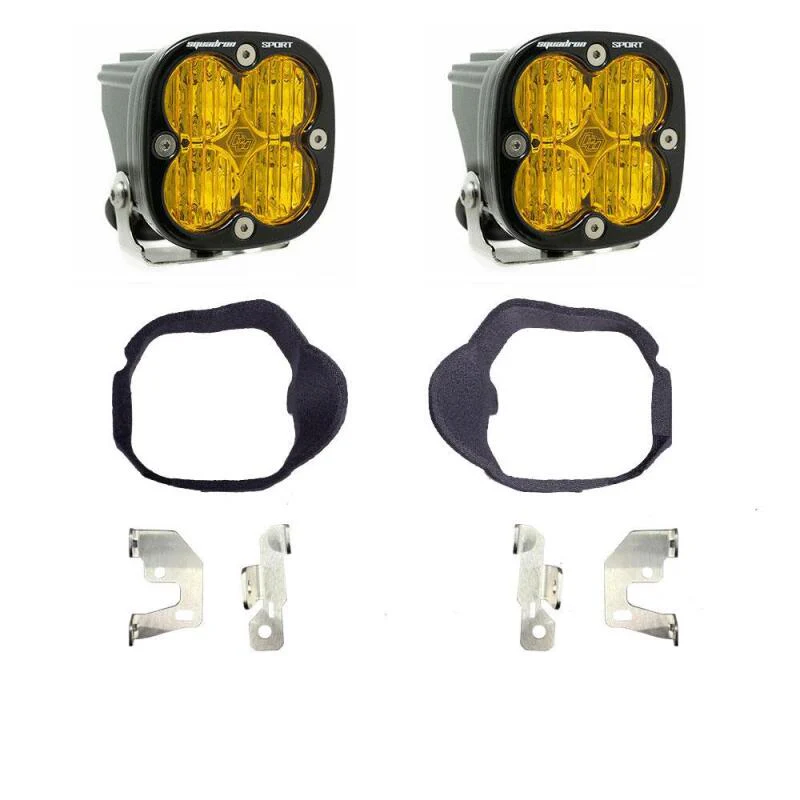 Baja Designs 14-18 Mercedes Sprinter Van Squadron Sport Fog Pocket Light Kit - Baja Amber - Image 2