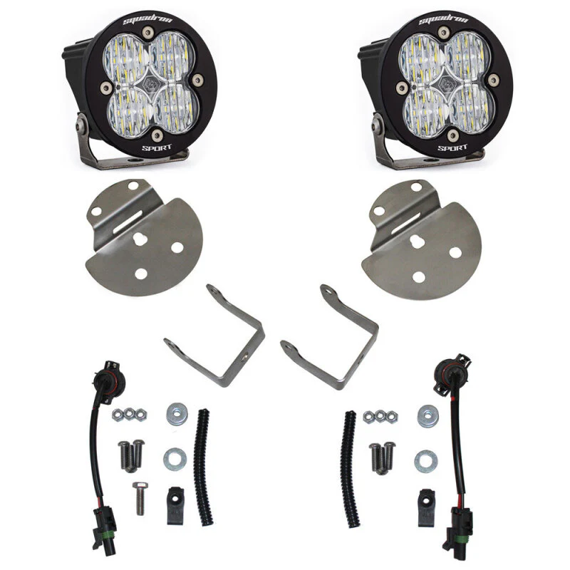 Baja Designs 15-19 Chevrolet/GMC Colorado/Canyon Sport Clear Fog Pocket Kit - Image 2