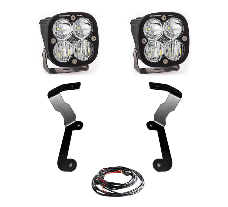 Baja Designs 19-22 GMC Sierra 1500 Squadron Pro A-Pillar Light Kit - Image 2