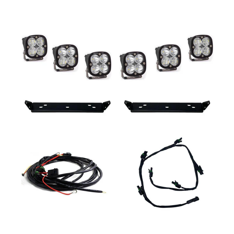 Baja Designs 2021+ Ford Raptor Squadron Pro Behind Grille Kit - Image 2