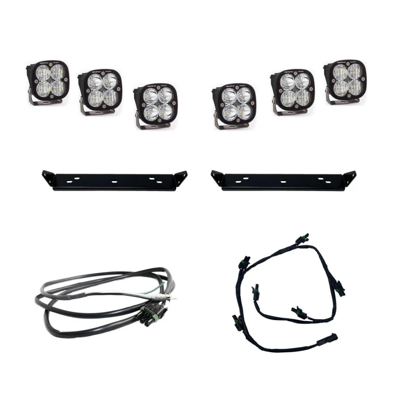 Baja Designs 2021+ Ford Raptor Squadron Sport Behind Grille Kit - Image 2