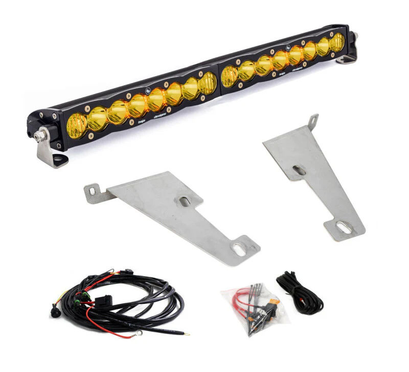 Baja Designs 2022 Toyota Tundra 20in S8 Behind Bumper Light Mount Kit - Amber - Image 2