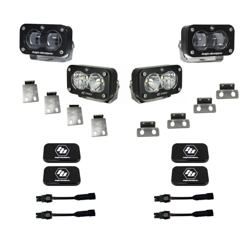 Baja Designs 21+ Ford Raptor S2 SAE Pro Fog Pocket Light Kit - Image 4