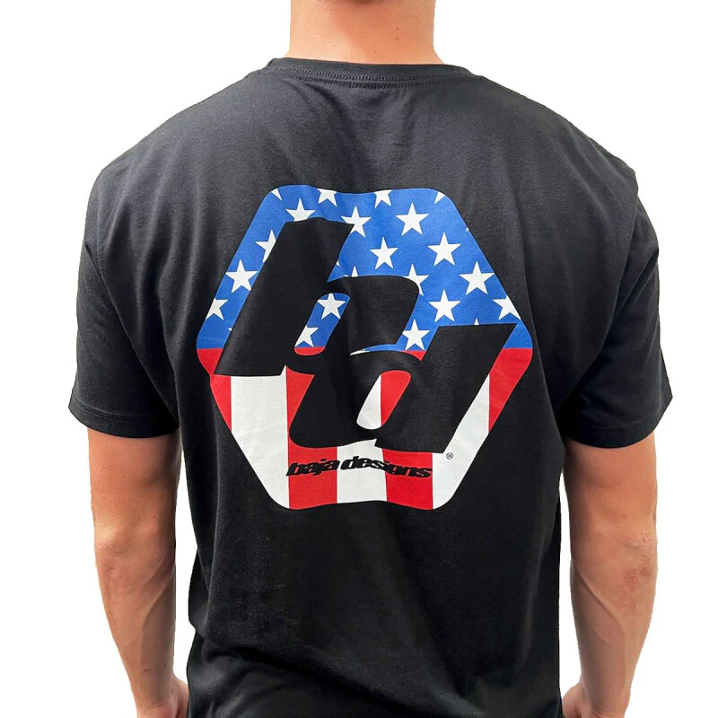 Baja Designs Freedom Mens T-Shirt Universal - XL Black - Image 3