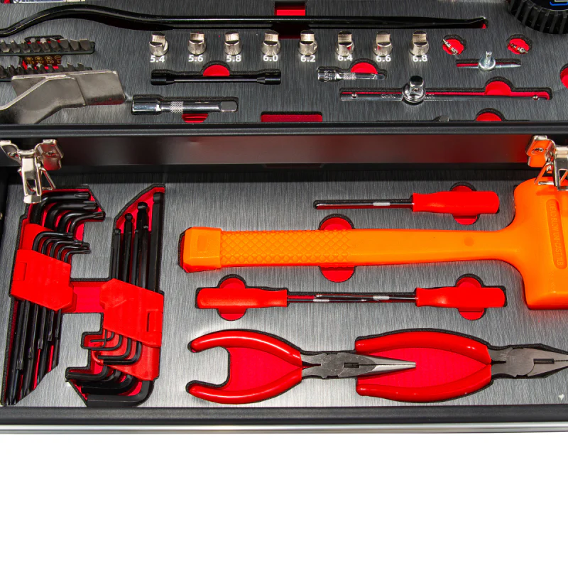 BikeMaster 3 Drawer Tool Kit - 129 Piece Set - Image 6