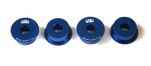 BLOX Racing Honda S2000 Steering Rack Rigid Bushing Kit - Silver - Image 2