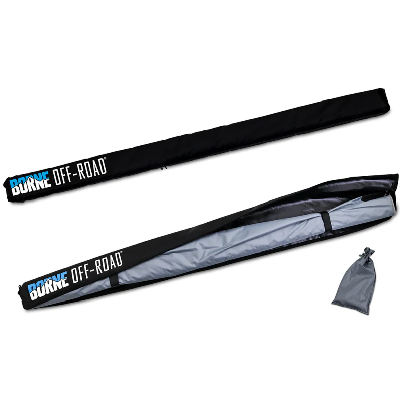 Borne Off-Road Rooftop Awning 79in L x 98in D Grey - Image 11