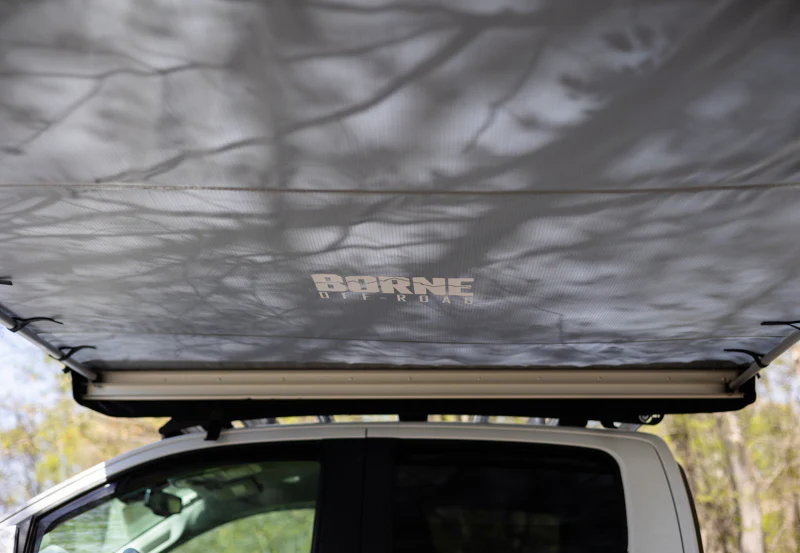 Borne Off-Road Rooftop Awning 79in L x 98in D Grey - Image 6