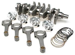 Brian Crower Honda F20C/F22C Stroker Kit - 97mm Stroke Billet Crank BC625+ Rods (5.893) Custom Pi - Image 2