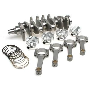 Brian Crower Honda H22 Stroker Kit - 100mm Stroke Billet Crank w/50mm Mains BC625+ Rods (5.635) C - Image 2