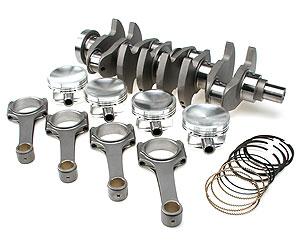 Brian Crower Nissan SR20DE(T) Stroker Kit 91mm Stroke Billet Crank BC625+ Rods (5.366) Custom Piston - Image 2