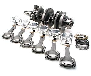 Brian Crower Nissan VQ35DE Stroker Kit - 86.4mm Stroke Billet Crank bRODS w/ARP2000 (5.675 inch) C - Image 2