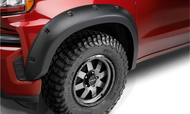 Bushwacker 17-20 Chevrolet Colorado Excl. ZR2 (5ft. Bed) Forge Style Flares 4pc - Black - Image 8