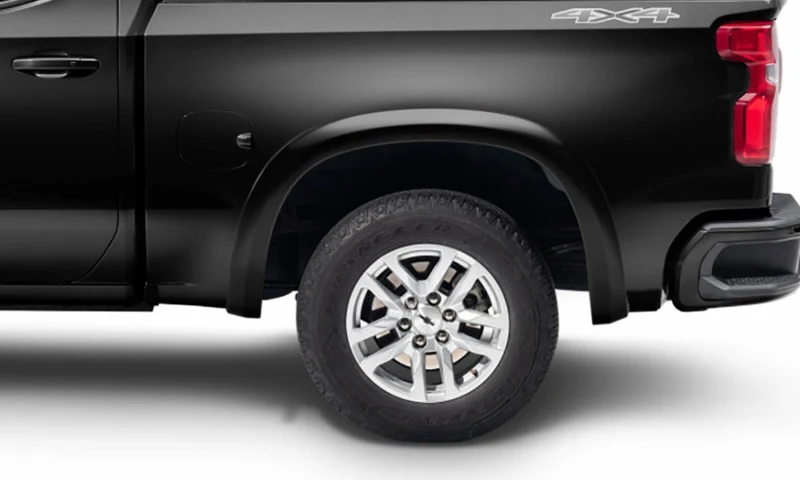 Bushwacker 19-21 Chevrolet Silverado 1500 6ft 6in Bed OE-Style 4PC Fender Flares - Black - Image 5