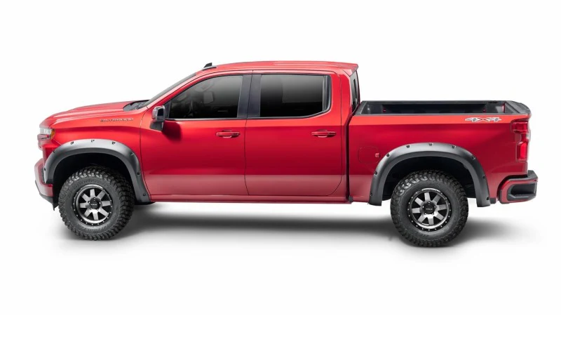 Bushwacker 19-21 Chevrolet Silverado 1500 Forge Style Flares 4pc - Black - Image 4